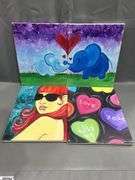 15 Painting Party Canvases, Love Themes, Bird Houses, Valentines 11x14"