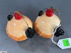 Vintage Japan Hobo Clown Salt and Pepper Shakers