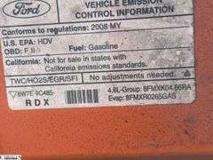 2008  FORD  E-250 • NO KEYS, • Towed