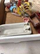 Doll House, with Furniture and Accessories, Other Minis, Some Wear, House 26"x28"