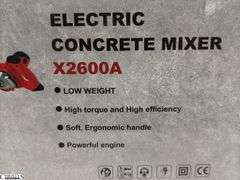 Electric concrete mixer X2600A