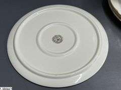 Hall's Jewel Tea Plates, Tray, Covered Dish, 6pcs - 10" of largest piece