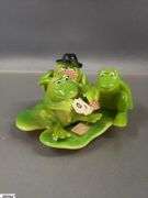 Frog Statues, And Figurines, Tallest Taxidermy Bull Frog Playing String Instrument