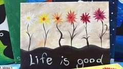 16 Painting Party Canvases, Youth Themes, Dogs, Trucks, Frogs In Moonlight, Cactus Sunset and More 11x14"