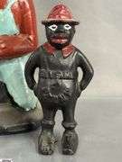 Black Americana Kneeling Boy 9", Give Me A Penny Bank