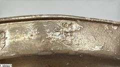 4 J. Abbot Pewter Tankards Some Dents, Tallest 6"