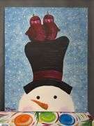 10 Canvas Party Paintings 16x20" Winter and Holiday Themes