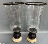 Pair of Candle Holders 8x19" Tall