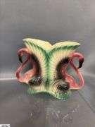 Ceramic Baskets, Vases, Birds, Candle Lamp, Mini Oil Lamps, Watch Stand, Tallest 11.5"