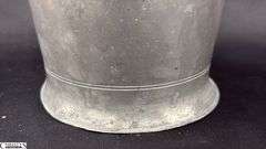 Pewter Lidded Pitcher With Acorn Topper 10.25"