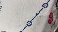 Cloth Napkins, Needlework Tea Towels, Table Linens, Approx 60"x48"