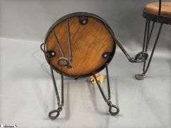 4pcs Wooden Doll High Chairs, and Ice Cream Parlor Chairs, Largest 18.5"