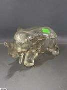 Elephant Collectibles, Lidded Elephant, Brass, Mineral