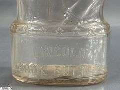 Bottles, Banks, Lincoln Bottle Bank, New England Piggy Bank, Grapette Family Beverage J.W, Dants Tip Bottle, Mexsana Skin Cream Jar