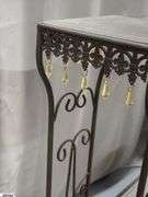Plant Stand and Small Folding Side Table 21"x10"x17"