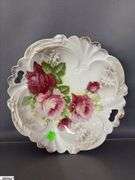 4pcs Floral Motif China - Limoges, German, and Others - 11" of largest