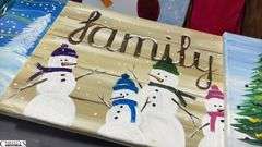 20pcs Painting Party Canvases Winter, Snowmen, Christmas Scenes 11x14"