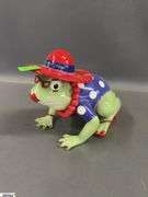 Frog Statues, And Figurines, Tallest Taxidermy Bull Frog Playing String Instrument