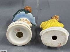 Made In Occupied Japan and Other Figurines Some Wear, 4" Tallest