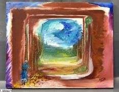 Signed Canvas Painting By Leanna Arnold, 24x30"