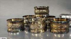 Pewter and Silver Plated Napkin Rings