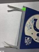 Baltimore Colts NFL Pennant Autographed by Bert Jones #7