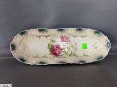 4pcs Floral Motif China - Limoges, German, and Others - 11" of largest