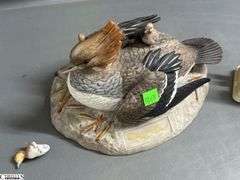 Lefton and Ski Country Bird Figurines - Both Damaged - 10" of largest