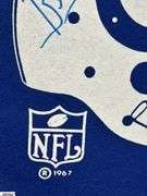 Baltimore Colts NFL Pennant Autographed by Bert Jones #7