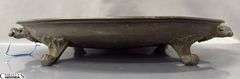 Pewter James Dixon & Sons of Sheffield, England, Warming Meat Platter 22x16"