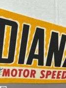 2 Indianapolis Motor Speedway Autographed Pennants.  Signatures include Mark Dismore, Scott Herrington, Lloyd Ruby, Jim Rathmann and Others.