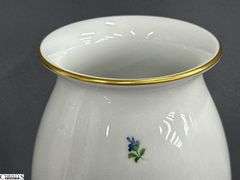 3 Floral Motif Vases, Sintra By Tiffany & Co, Ansley and Vienna Marked, Tallest 9"