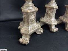 4 Composite Altar Pricket Candle Sticks 24"