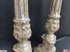 4 Composite Altar Pricket Candle Sticks 24"