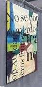 Alejandro Quenigo Q1, Acrylic Painting on Canvas, Signed By The Artist Measures 35x55"
