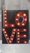 10 Painting Party Canvases, Love, Water, Fair at Sunset, Largest 16x20"