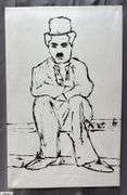 Luis Espinoza Charlie, Acrylic Painting on Canvas, Measures 36x55"