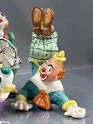 Clown Collectibles, and Figurines Marked Japan, Hong Kong, Music Boxes, Planter, Tallest 10"