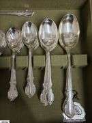 1847 Rogers Bros "Reflection" Silverplate Flatware Set