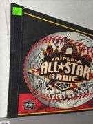 2000 & 2001 Baseball Pennants.  2000 Triple-A Indianapolis Indians World Series Champions and 2001 Autographed Victory Field Indianapolis, IN July 11, 2001.