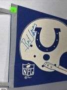 Baltimore Colts NFL Pennant Autographed by Bert Jones #7