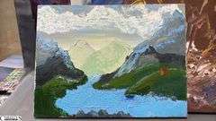 7 Pcs of Art On Canvas and Print, Largest Measures 20x25.5"