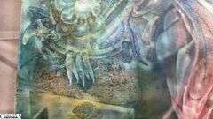 Beebe Abstract Mixed Media Artwork On Canvas 48x36"