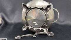 Pewter Pot With Hanger 8"x12" Tall To Swing Handle