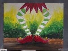 10 Canvas Party Paintings 16x20" Winter and Holiday Themes