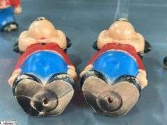 Vintage Mickey Mouse Figures 5.5", Mini Canister, Wobble Mickeys