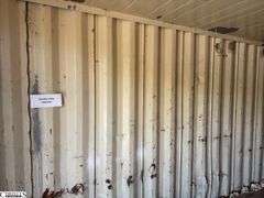 Empty 20’ Used Storage POD Inside with 89” Height 85” Has Bad Spots on Floor