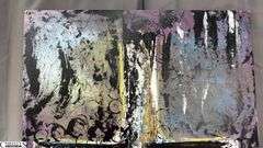 Samuel Tinoco Cross, Multi Color Acrylic Painting On Canvas 35x56"