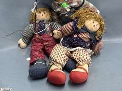 Coca Cola Bear, Porcelain Dolls, Plush Frogs, Bunny, Fishing and Holiday Themes