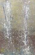 Samuel Tinoco Trees #32, Acrylic Painting on Canvas, Measures 36x55"